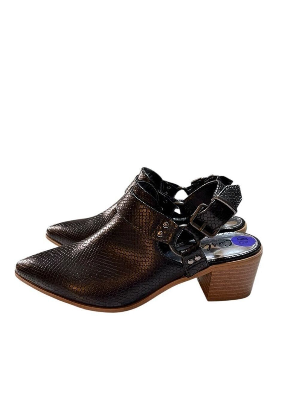 Carlos Santana "Pacey" Slingback Mules. Black Textured. Women’s Size 8.5 - Picture 3 of 10